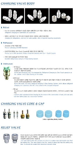 Auto Charging Valves Made in Korea